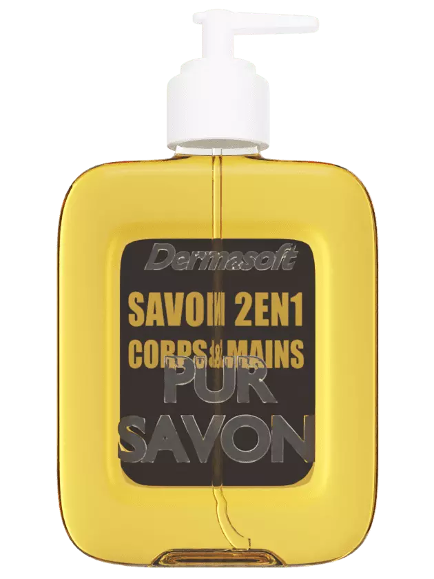 savon corps et mains dermasoft